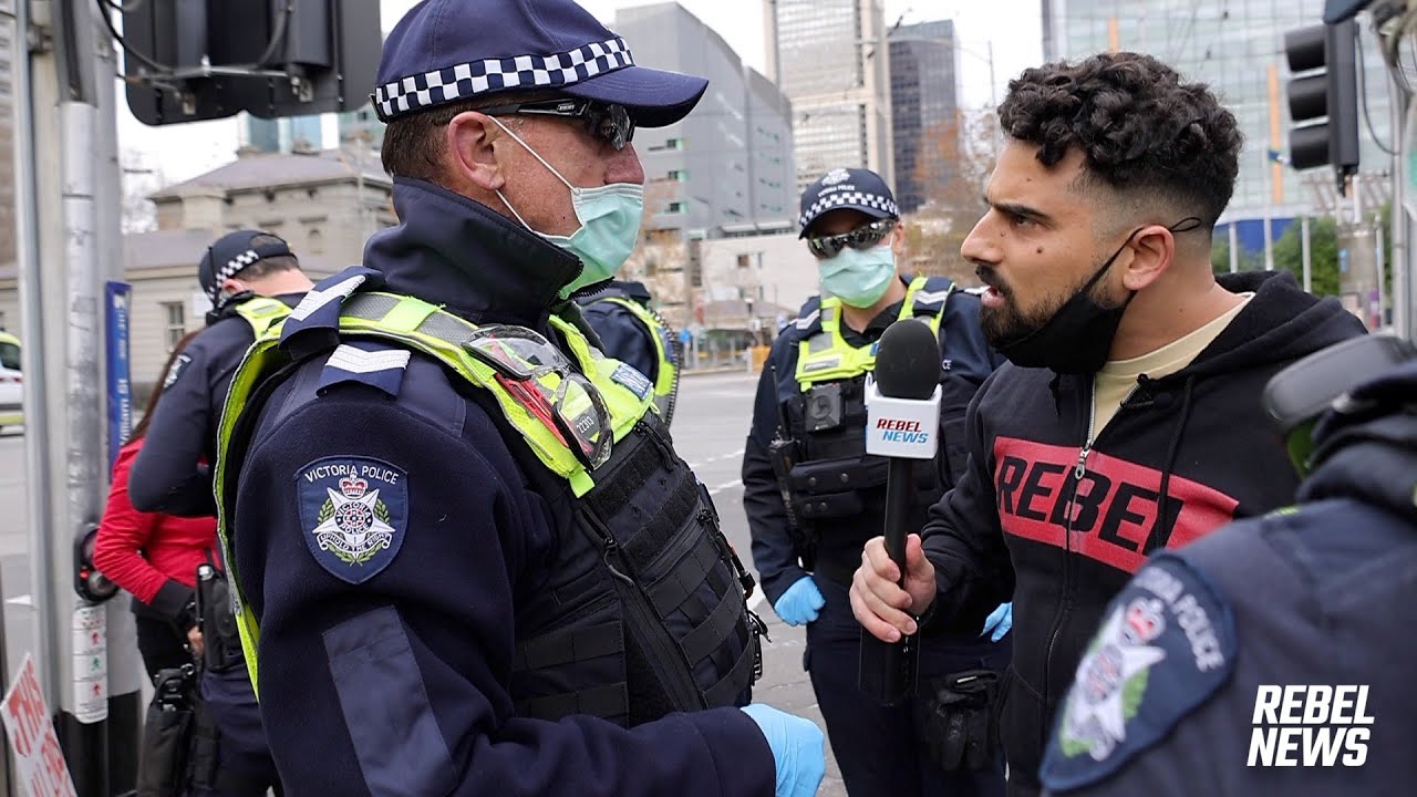 Covid-cops mess with the WRONG journalist!