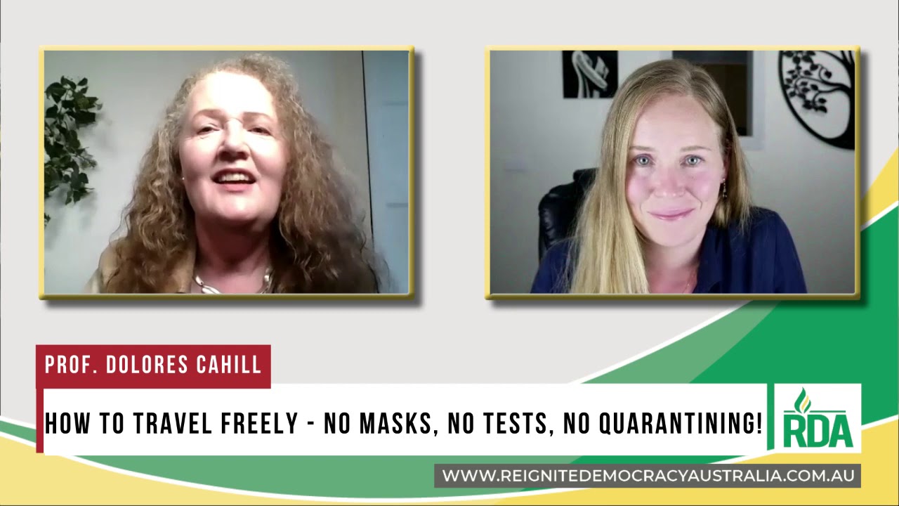 Prof. Dolores Cahill - How do you travel without complying to crrupt Government policies?