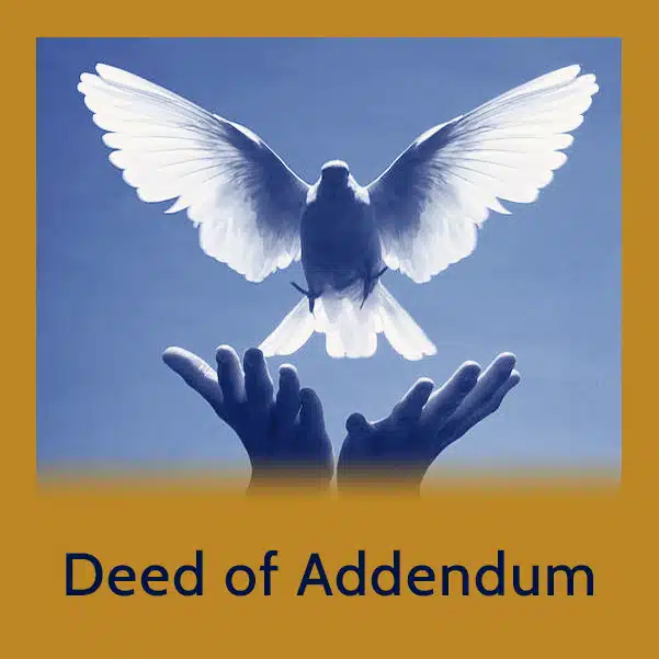 Deed of Addendum