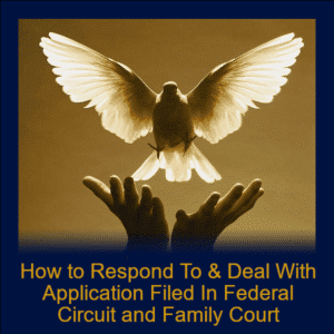 Module 60b - How to Respond To & Deal With Application Filed In Federal Circuit and Family Court